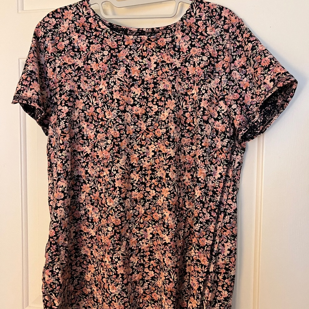 JJill Fit Progress ShirtTail Tee